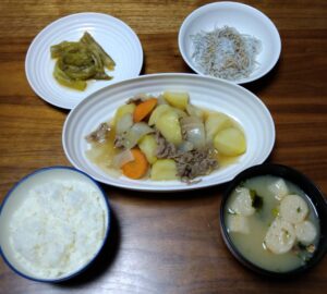 夕食の写真